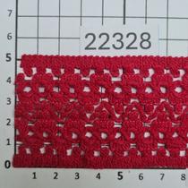 20m Renda Algodão 5cm 5,2cm 5,5cm 5,8cm 6cm 10cm vermelho turqueza verde confecção e artesanato vestuario RA5-20m