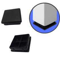 20pc - Ponteira Reforçada 40x40 Tampão Preto P/ Metalon