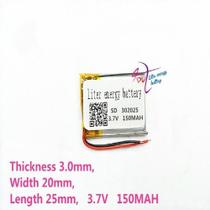 (20pcs)bateria 3mm X 20mm X 25mm 3,7v 150mah Com 2 Fios (20pcs)bateria 3mm X 20mm X 25mm 3,7v 150mah Com 2 Fios