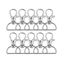 20PCS Clipe De Chave Giratório Com Anel Em D Para Fabricação De Chaveiros, Carteiras E Artesanato 20PCS Clipe De Chave Giratório Com Anel Em D Para Fabricação De Chaveiros, Carteiras E Artesanato