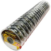 20pçs Linha Mono Dourado Top Force 0,25mm 10,6lbs 100m