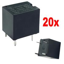 20pcs Rele 12v 20a Mini 5 Pinos Eletrica Eletronica