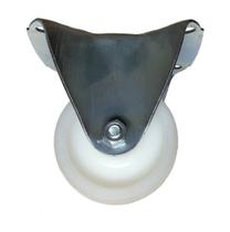 (20pçs) Rodinha Base Fixo Nylon 3pol. 100kg Por Rodizio