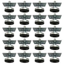(20pçs) Sapata, Pé Nivelador C/ Placa 30x45 Rosca 5/16 Atacado (20pçs) Sapata, Pé Nivelador C/ Placa 30x45 Rosca 5/16 Atacado