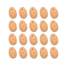 20pcs Simulação Colorido Plástico Easter-eggs Brilhante Plasticeggs Decorações Diy