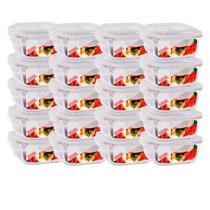 20Potes de Vidro 800ML Tampa 4Travas Marmita Geladeira Airfryer 20Potes de Vidro 800ML Tampa 4Travas Marmita Geladeira Airfryer