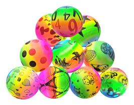 20un Bola Colorida Vinil Dente De Leite Cor Sortida Futebol, Praia, Festa e Decoração 20un Bola Colorida Vinil Dente De Leite Cor Sortida Futebol, Praia, Festa e Decoração