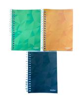 20un Caderno escolar espiral 1/8 Capa Flexível sortida 96fl