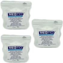 20un Fio Dental com 100 metros cada aroma menta encerado fino não desfia - Kit