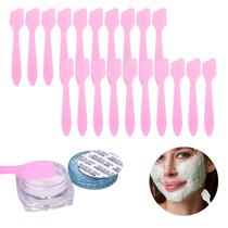 20Un Mini Espátula Ponta Quadrada Para Cremes Faciais Skin Care