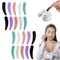 20Un Mini Espátula Ponta Redonda Para Cremes Faciais Skin Care 20Un Mini Espátula Ponta Redonda Para Cremes Faciais Skin Care