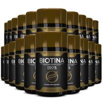 20x biotina 150% premium 400mg 60caps atacado