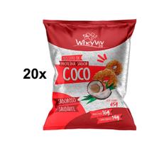 20x Biscoito de Coco Wheyviv 45g 20x Biscoito de Coco Wheyviv 45g