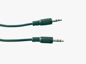 20x Cabo P2 Stereo Macho+P2 Stereo Macho Emborrachado 1,8mts