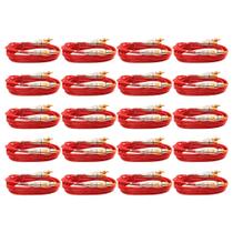 20x Cabo RCA Som Automotivo Prime Plug Metal Banhado a Ouro Vermelho Diâmetro 1m Svart Tech One