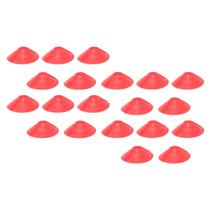 20x Chapéu Chines Cone 19cm Mini Treino Esporte Funcional VERMELHO