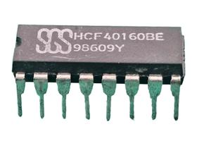 20x Circuito Integrado Cd40160 Hcf40160be Hcf40160 Sgs