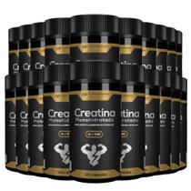 20x creatina monohidrata 3g pure 120caps 1550mg atacado