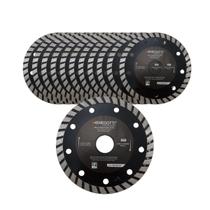 20x Discos Diamantado Turbo 110x20mm Cortes Mármore e Pedra