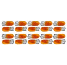 20X Lâmpada Filamento Esmagada T10 12V 3W W2.1X9.5D Laranja