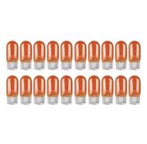 20X Lampada Pisca Lateral Vidro 12Vw5W W2.1X9.5D T10 Laranja