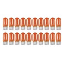 20X Lampada Pisca Lateral Vidro 12vW5W W2.1X9.5D T10 Laranja