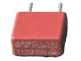 20x Micro Fusivel 1,25amp 250v Pre Retangular