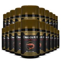 20x óleo de krill 60caps 750mg hf suplements