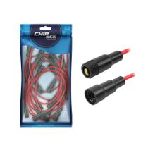 20x Porta Fusível C/ Fio Grande Pt-1199 - (6x30)