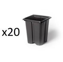 20X Pote Para Mudas Sementeira 8cm NUTRIPLAST