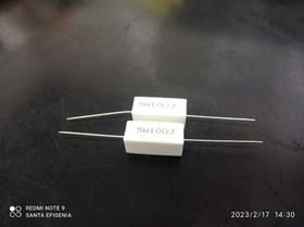 20x Resistor de Porcelana 10r 5w 5%