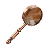 20x retro todo-metal lupa portátil óptica lupa reparação de jóias lupa antiga idosos leitura lupa