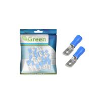 20X Terminal Macho 6,3 Pré-isolado Azul 1,50 Até 2,50mm² 20X Terminal Macho 6,3 Pré-isolado Azul 1,50 Até 2,50mm²