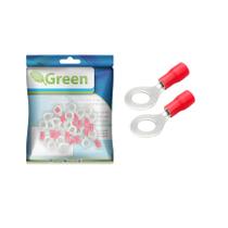 20X Terminal Olhal 6 Pré-isolado Vermelho 0,50 Até 1,50mm²