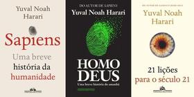 21 Lições Para O Século 21 + Sapiens + Homo Deus Yuval Noah - COMPANHIA DAS LETRAS