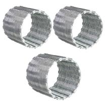 21 Metros Cerca Concertina 45 Cm Dupla Clipada Scudo