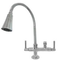 2143 C80 MAX Torneira Gourmet Bica Móvel Para Bancada Pia Mesa Cozinha Tubo Flexível Cone Para Filtros 1/4 ou Lava Louças 3/4