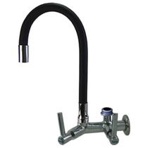 2162 C80 Torneira Gourmet Bica Móvel Parede Cozinha Tubo Preto Flexível Para Filtros 1/4 Ou Purificadores 1/2