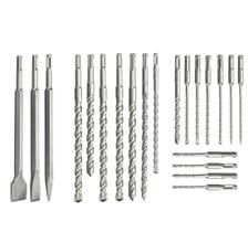 21x kit Brocas Sds Plus 21 Peças Ponteira Talhadeira Completo