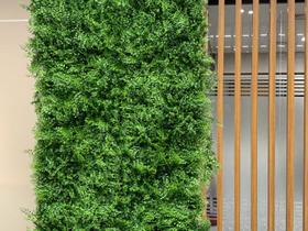 22 Placas de Folhagens Artificiais para Jardins Verticais Painel Decorativo 3D Verde Realista