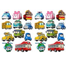 22 Tatuagens Temporárias Tema Infantil Robocar Poly