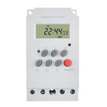 220V 25A Temporizador Digital Programável Trilho DIN Display LCD Controlador De Interruptor De Tempo