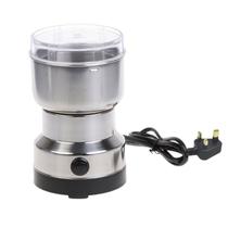 220V 50Hz 150W Coffee Grinder Ervas Elétricas Inoxidáveis/Especiarias/Nozes/Grãos/Moagem de Grãos de Café UK Plug Moedores de café elétricos