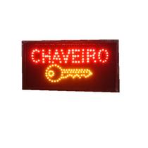 220v Chaveiro painel led letreiro luminoso placa