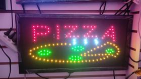 220v painel de led letreiro luminoso placa PIZZA led pisca