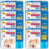 224 Fraldas Descartáveis Turma Da Mônica Baby Tamanho M