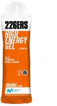 226ers High Energy Gel 76g Kit 10 Sachês Vegano Sabor Orange