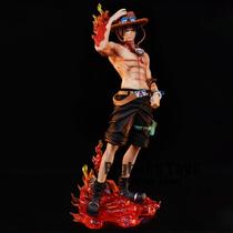 23cm One Piece Anime Ace Pvc Figura De Ação Colecionável Modelo Brinquedo Presente