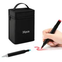 24/36/48/60 Cores Caneta Marcadora Kit Com Ponta Dupla 24/36/48/60 Cores Caneta Marcadora Kit Com Ponta Dupla