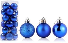 24 Bolinha Árvore Natal 3 Modelos 6 Gletter 6 Lisa 6 Fosca